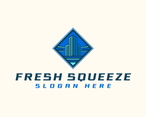 Building Tower Skyscraper logo design