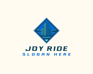 Building Tower Skyscraper logo design