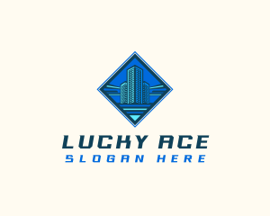 Building Tower Skyscraper logo design