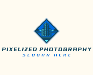 Building Tower Skyscraper logo design