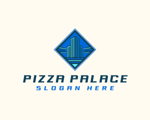 Building Tower Skyscraper logo design