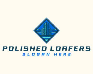 Building Tower Skyscraper logo design