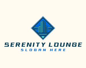 Building Tower Skyscraper logo design