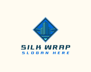 Building Tower Skyscraper logo design