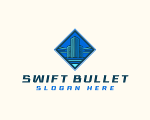 Building Tower Skyscraper logo design