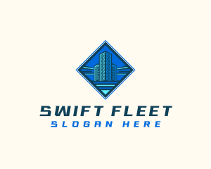 Building Tower Skyscraper logo design