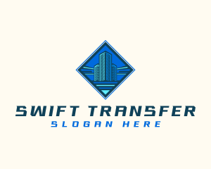 Building Tower Skyscraper logo design