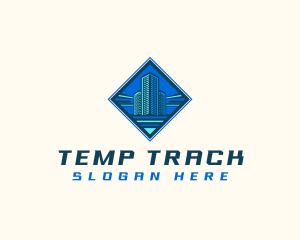 Building Tower Skyscraper logo design