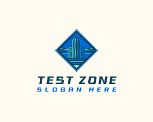 Building Tower Skyscraper logo design