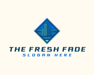 Building Tower Skyscraper logo design