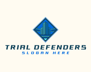 Building Tower Skyscraper logo design