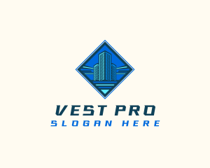 Building Tower Skyscraper logo design