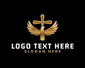 Cross Dove Faith logo