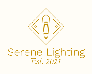 Diamond Light Bulb logo
