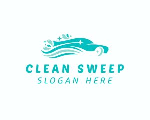 Clean Car Sparkle logo design