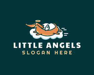 Angel Dog Pet logo design