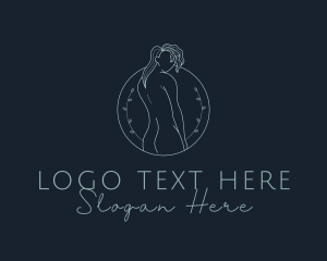 Sexy Woman Floral logo