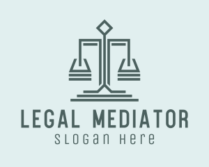 Law Justice Scale logo design