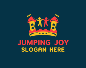  Fun Bouncy Castle logo design