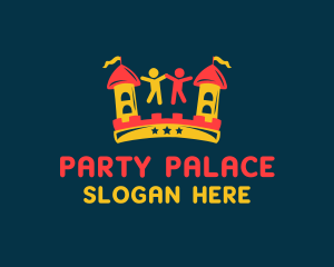  Fun Bouncy Castle logo design