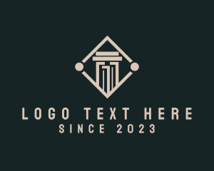 Construction Column Pillar logo