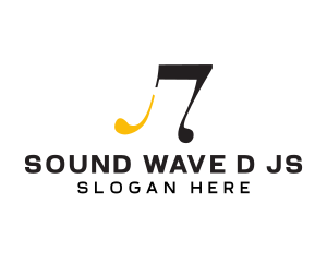 Musical Note Band logo design