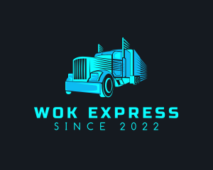 Express Trucking Delivery logo design