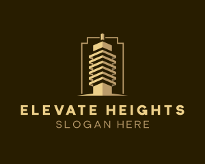 Skyscraper Building Property logo design