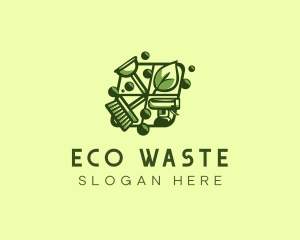  Leaf Cleaning Service logo design