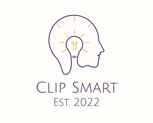 Light Bulb Mental Health logo design