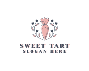 Pastry Piping Bag Baking logo design