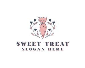 Pastry Piping Bag Baking logo design