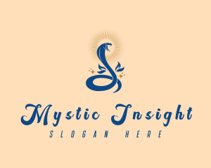 Mystical Serpent Snake logo design