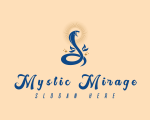 Mystical Serpent Snake logo design