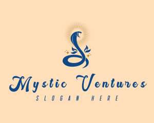 Mystical Serpent Snake logo design