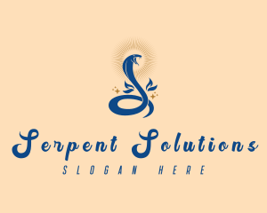 Mystical Serpent Snake logo design