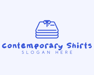 Shirt Cleaning Laundry logo design