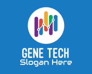 Colorful Science Technology logo design