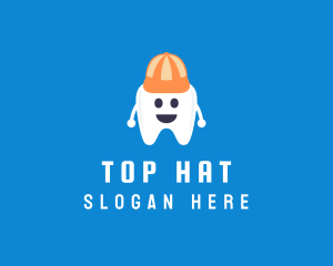 Dentist Tooth Hat logo design