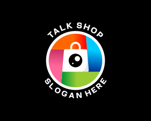 Camera Gadget Shopping logo design