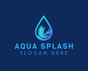 Wave Water Splash logo