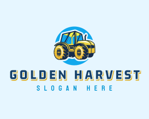 Farm Tractor Agriculture logo design