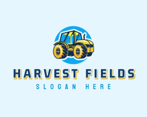 Farm Tractor Agriculture logo design