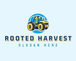 Farm Tractor Agriculture logo design