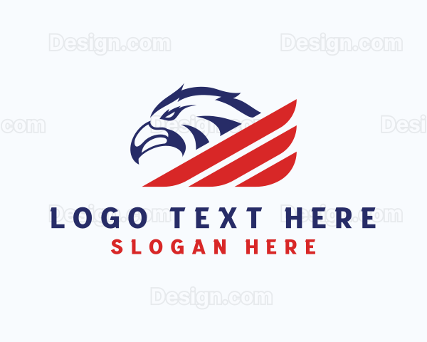 Eagle America Stripes Logo