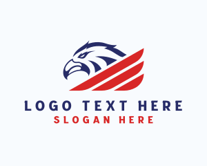 Eagle - Eagle America Stripes logo design