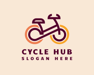 Bicycle Cycling Exercise logo design