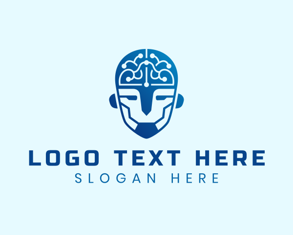 Cyborg logo example 3