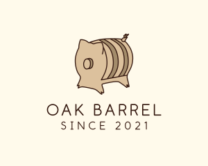 Pig Beer Barrel logo design