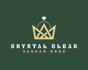 Crown Ring Jewelry logo design